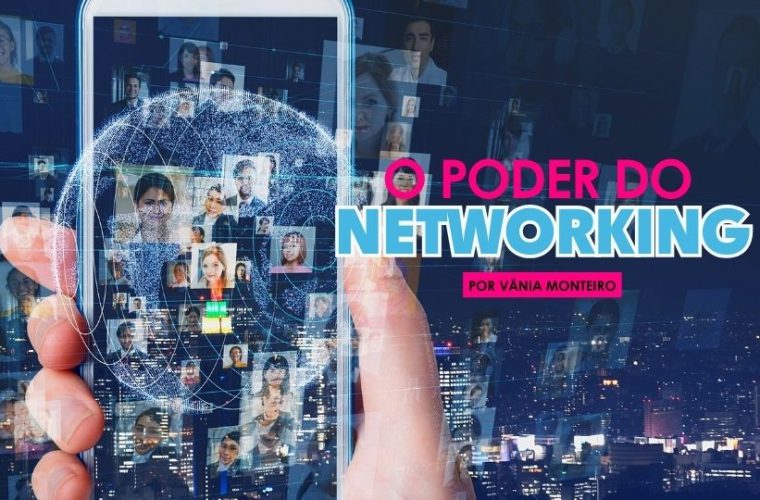 o poder do networking por vânia monteiro uma imagem cheia de pessoas na tela do um celular